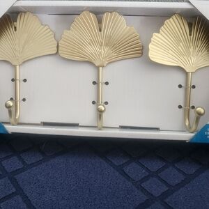 Gold Botanical Wall Hooks